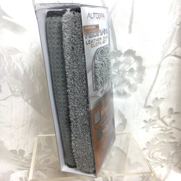Microfiber Leather Care Cleaning Cloth Set of Two Auto Spa NWT - Picture 5 of 9